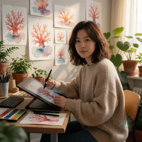 AI-generated virtual artist 이서연 SEOYEON.LEE