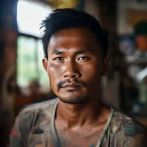 AI-generated virtual artist Dimas Wijaya