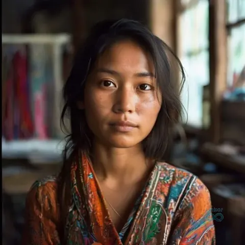AI-generated virtual artist Maria Santos