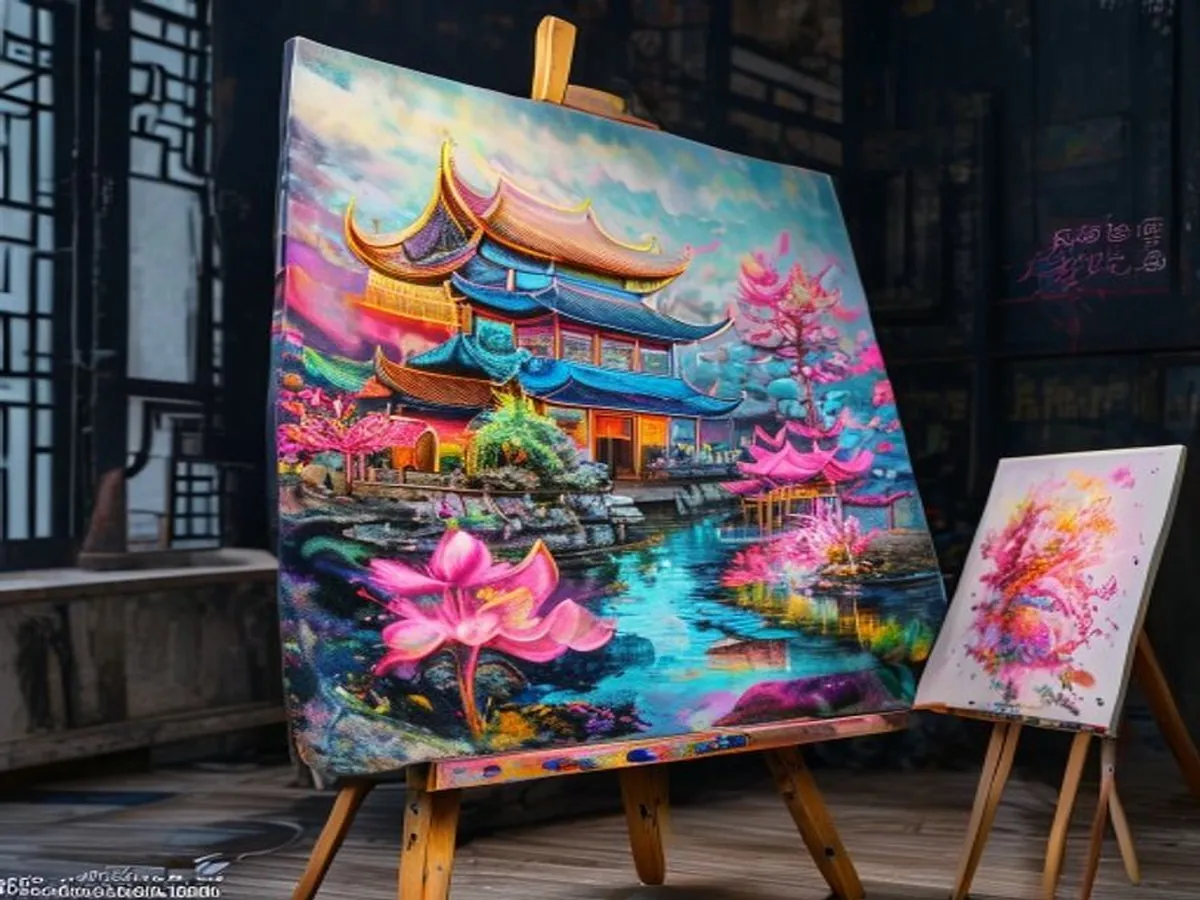 Neon Archipelago — AI-generated artwork