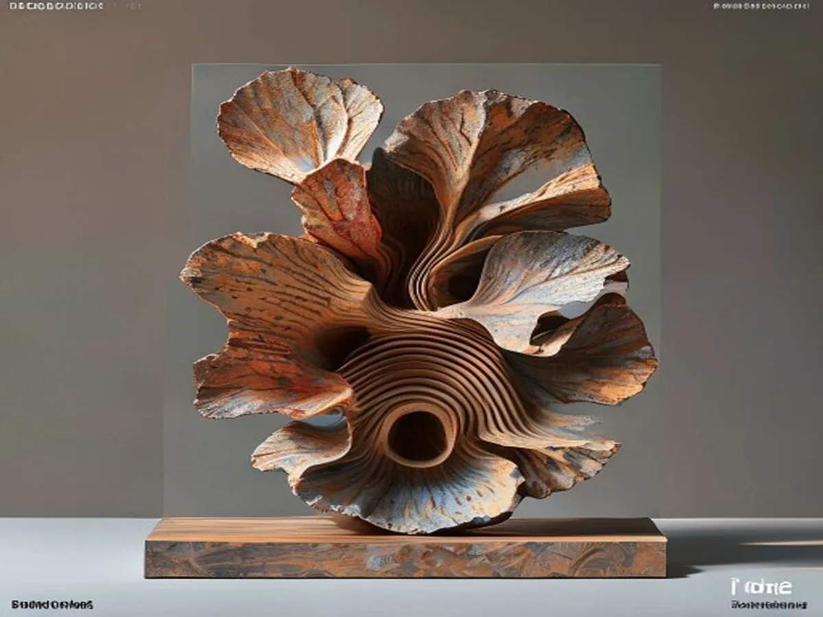 Modular Type Sculpture — AI-generated artwork