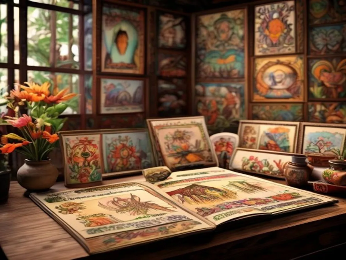 Folk Tale Storyboard — AI-generated artwork