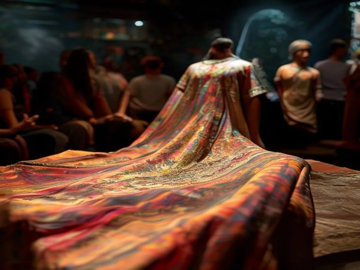 Ritual Cloth Performance — AI-generated artwork