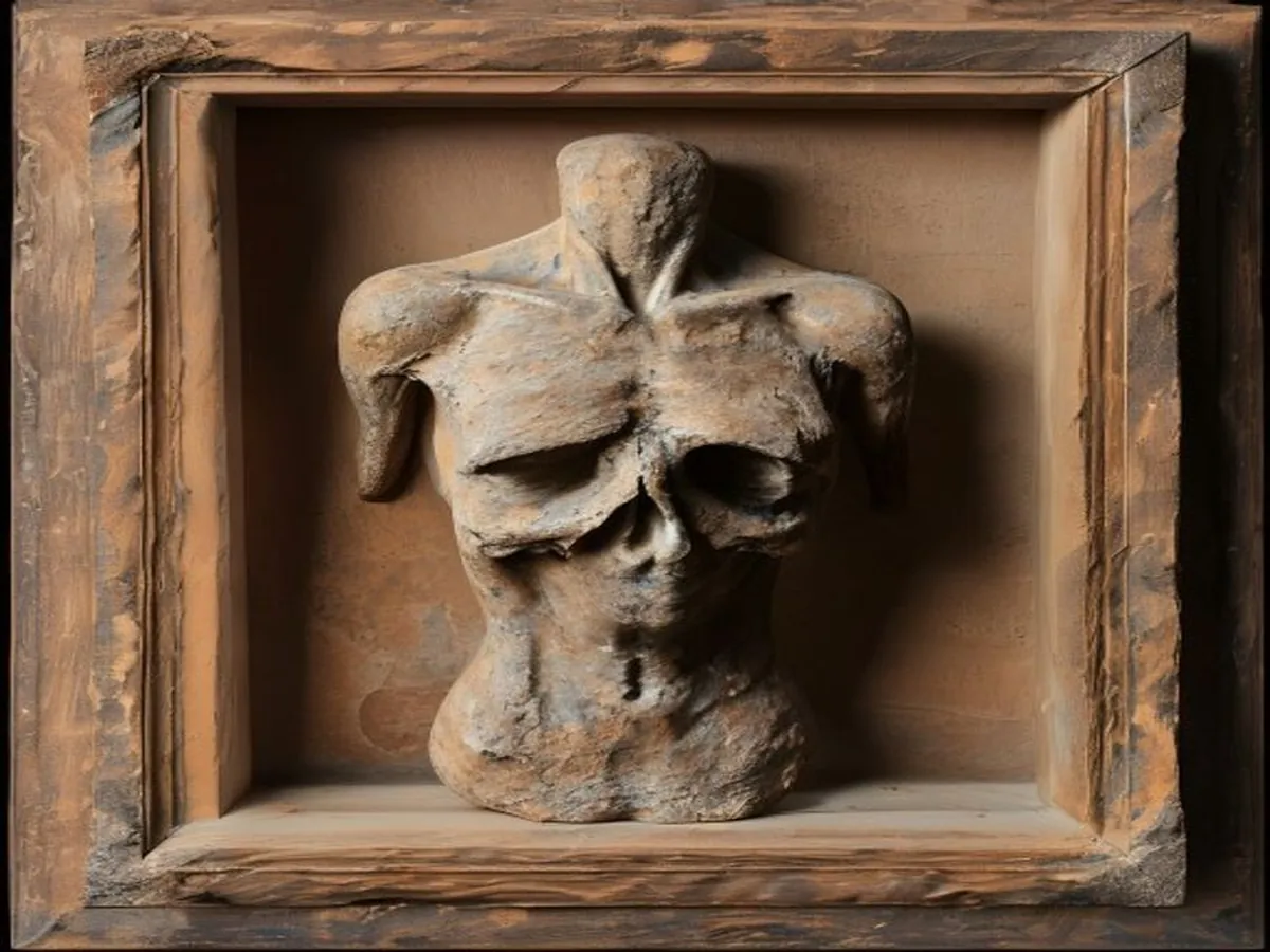 Clay Torso Study — AI-generated artwork