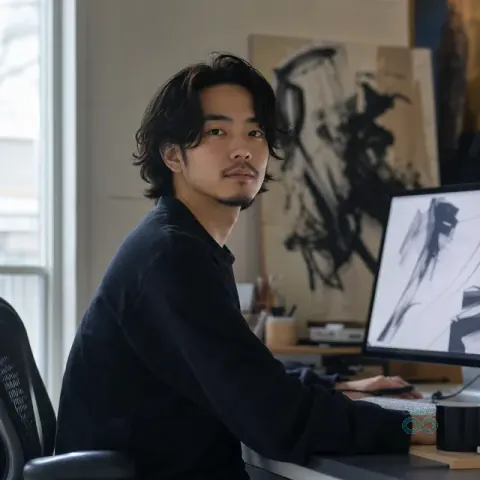 AI-generated virtual artist Ren Tanaka