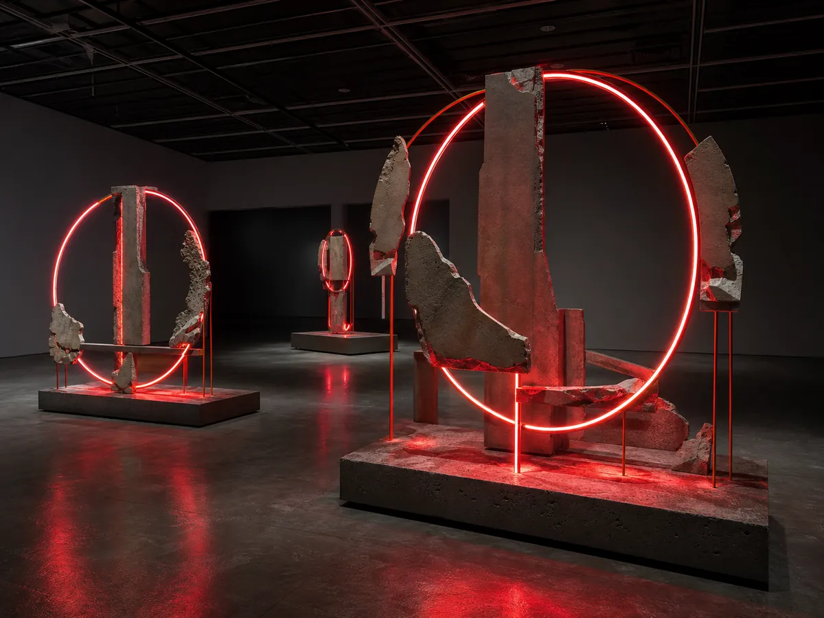 Neon Relic — AI-generated artwork