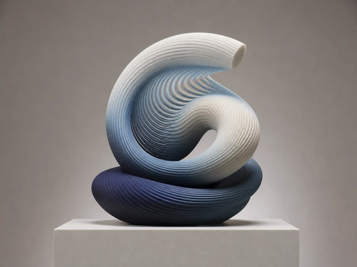 Printed Spiral — AI-generated artwork