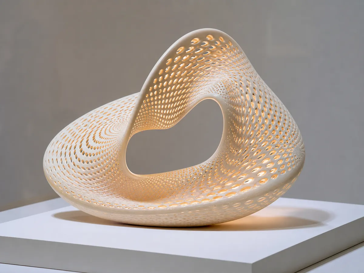 Glow Topology — AI-generated artwork