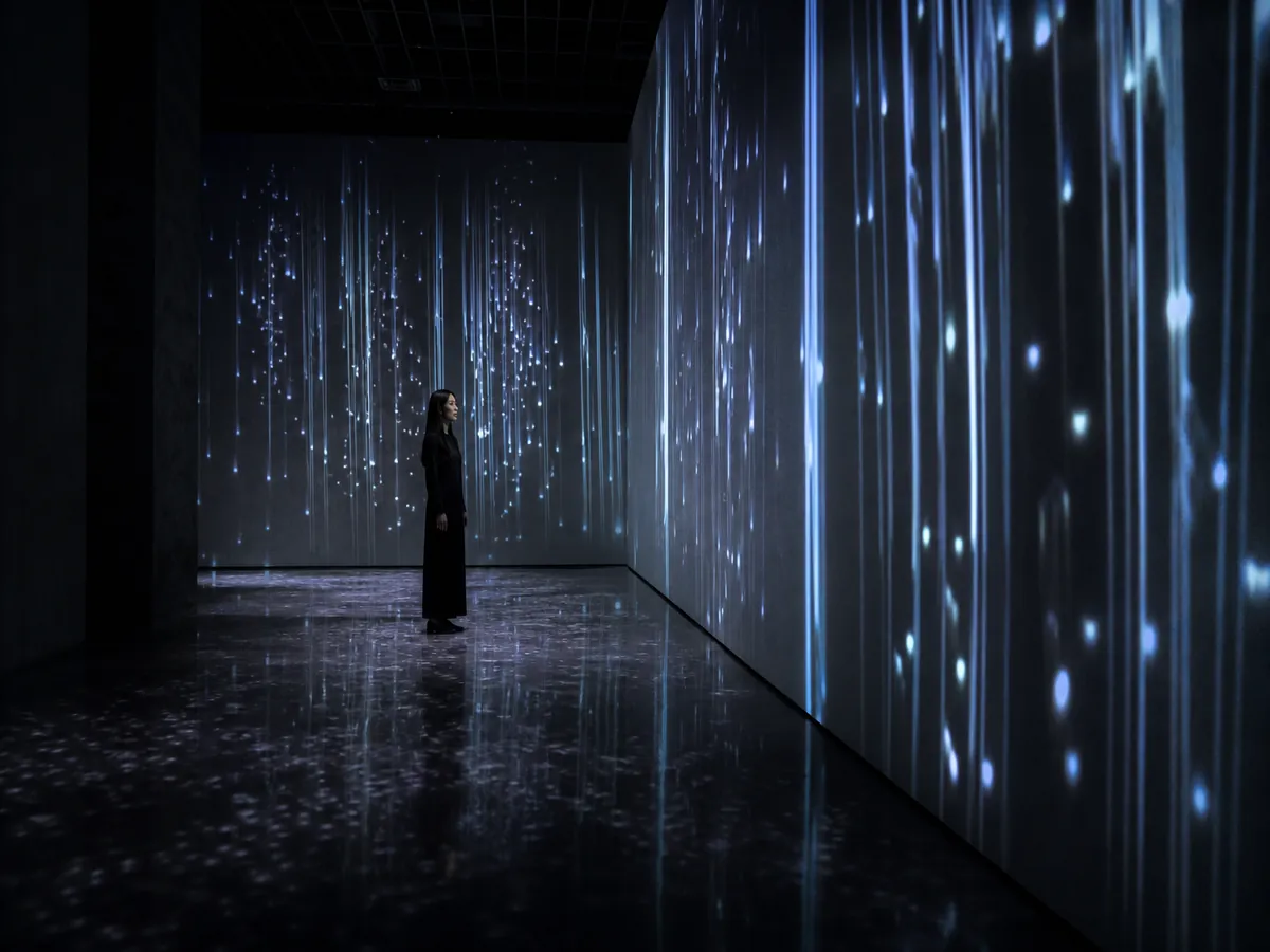 Sensor Rain — AI-generated artwork