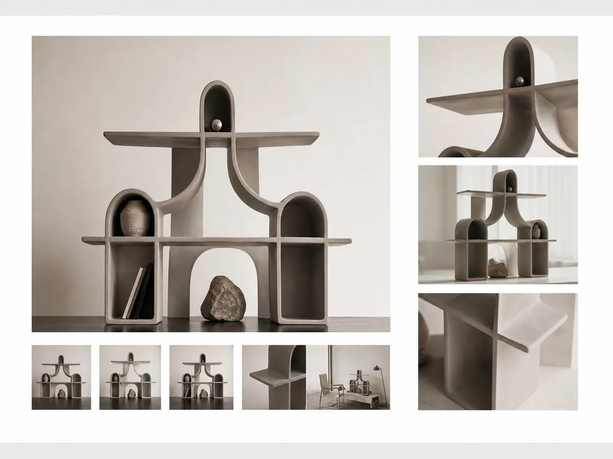Object Shelf — AI-generated artwork