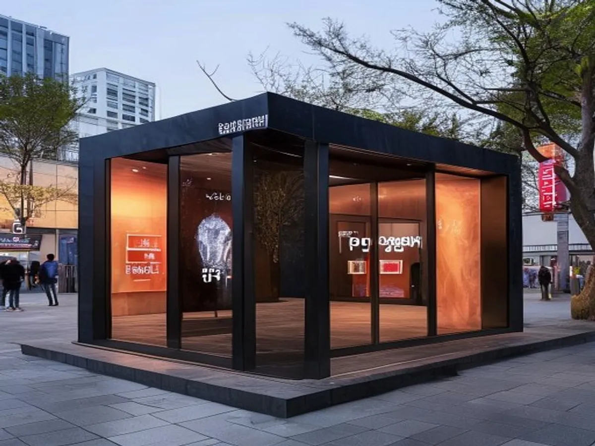 Street Pavilion — AI-generated artwork