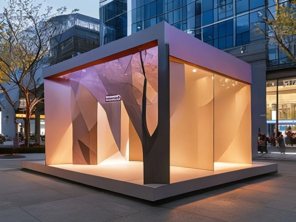 Origami Booth — AI-generated artwork