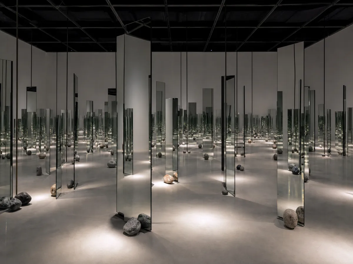 Mirror Field — AI-generated artwork
