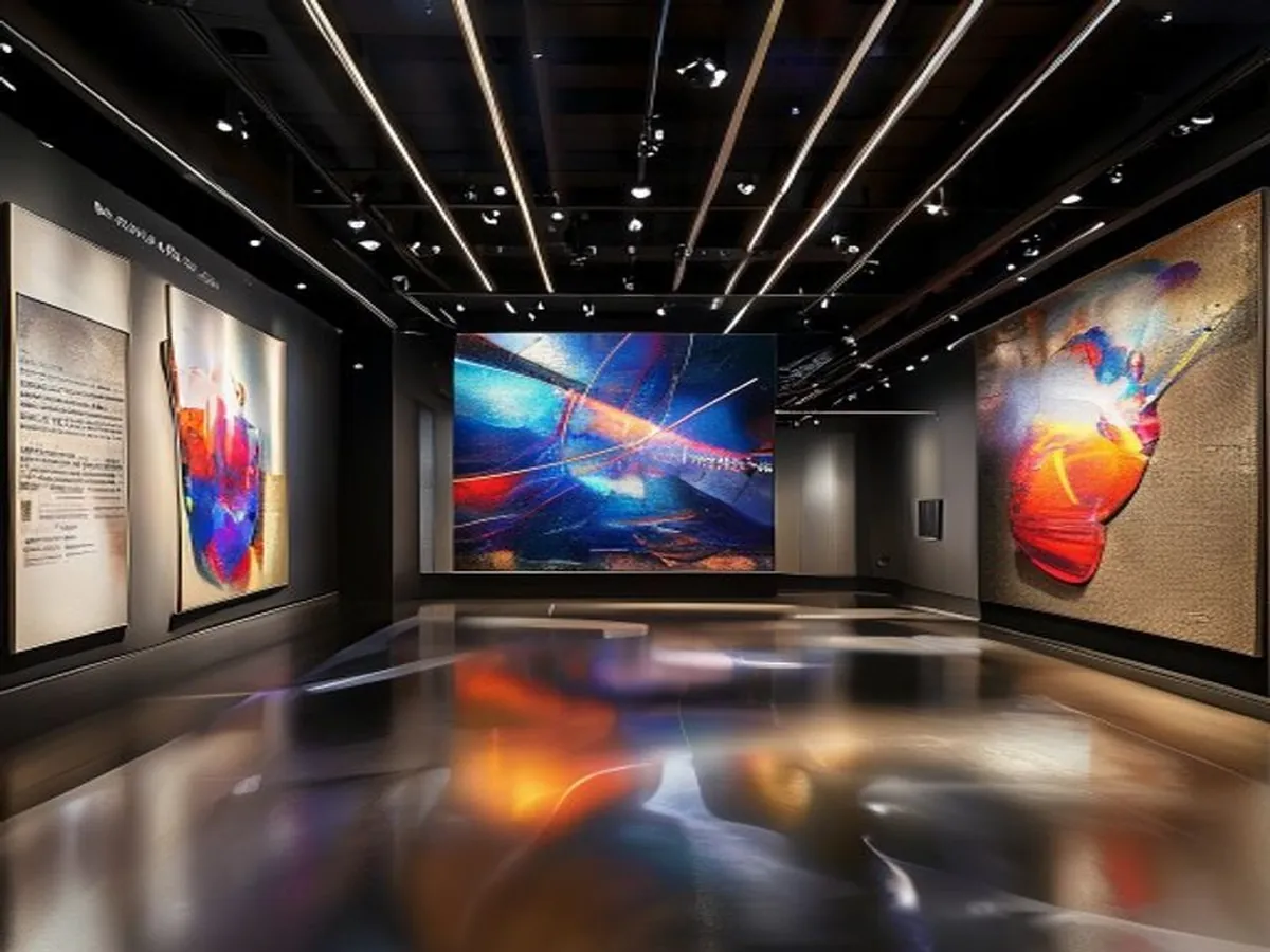 Kinetic Hall — AI-generated artwork