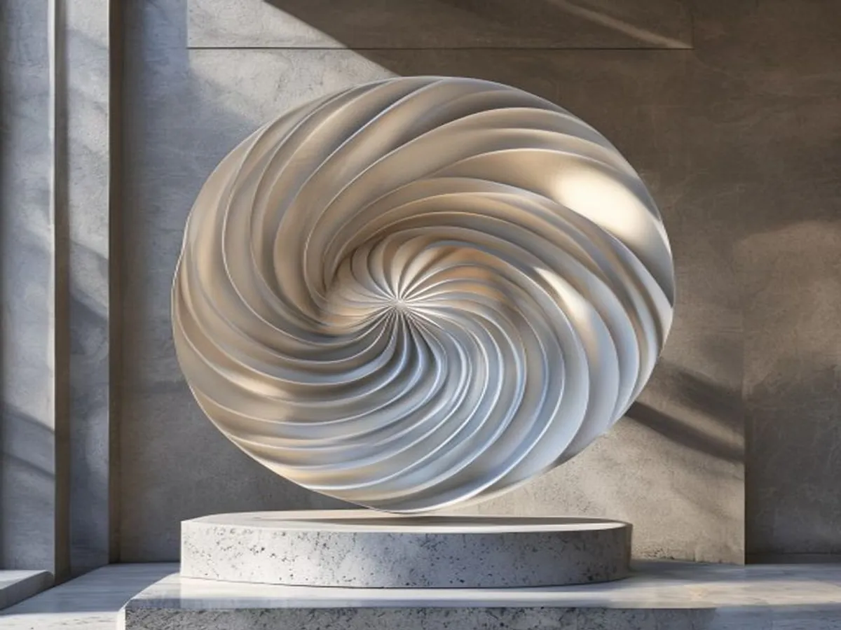 Printed Spiral — AI-generated artwork