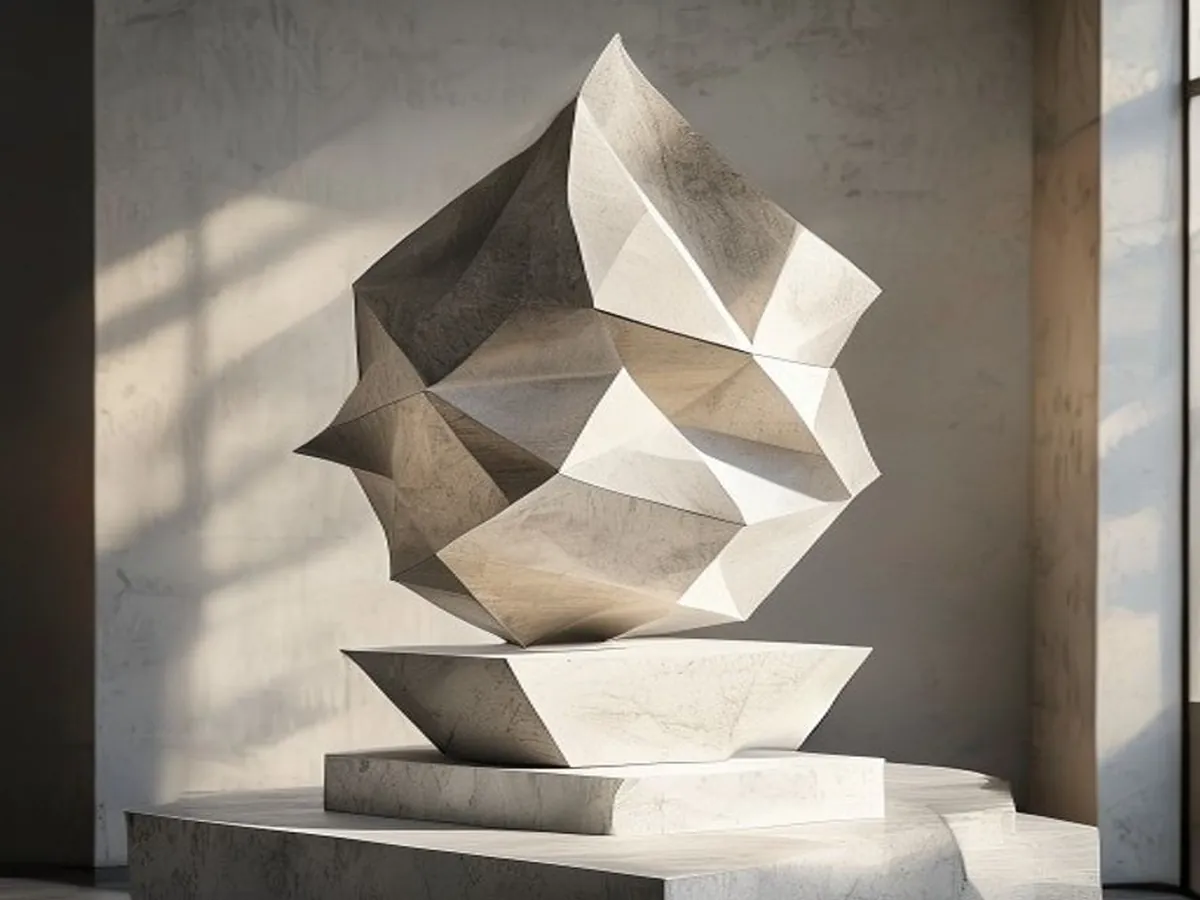 Soft Polygon — AI-generated artwork
