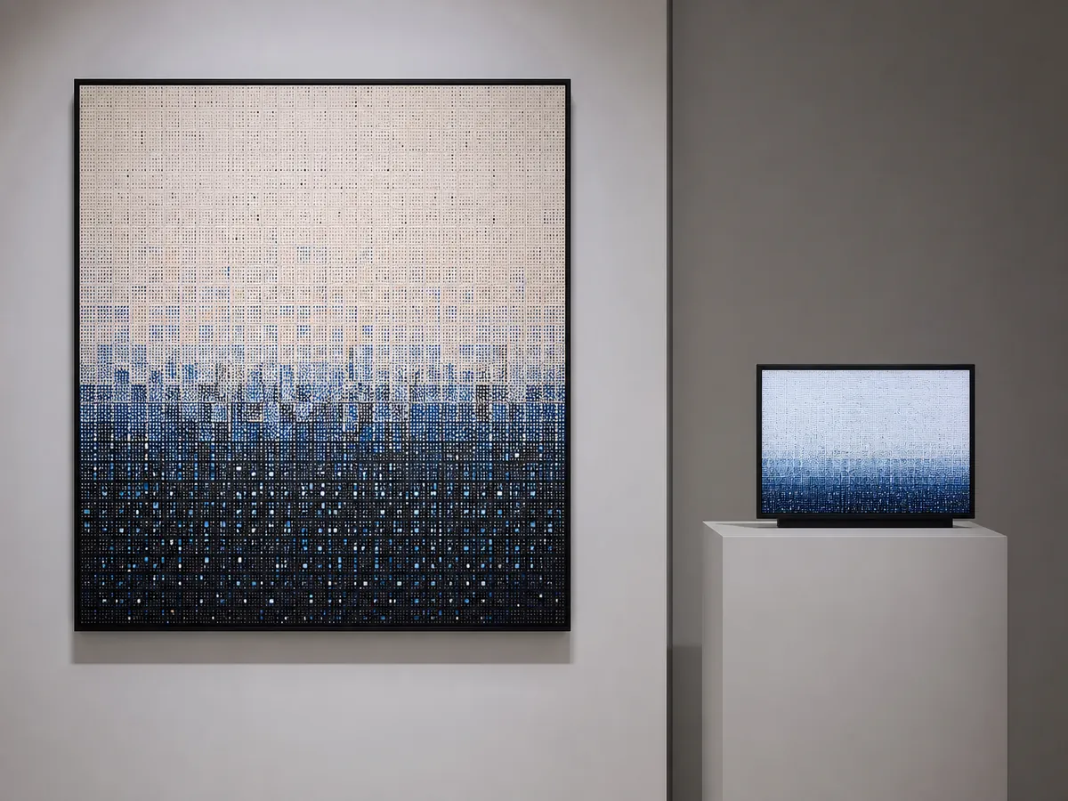 Mutation Grid — AI-generated artwork