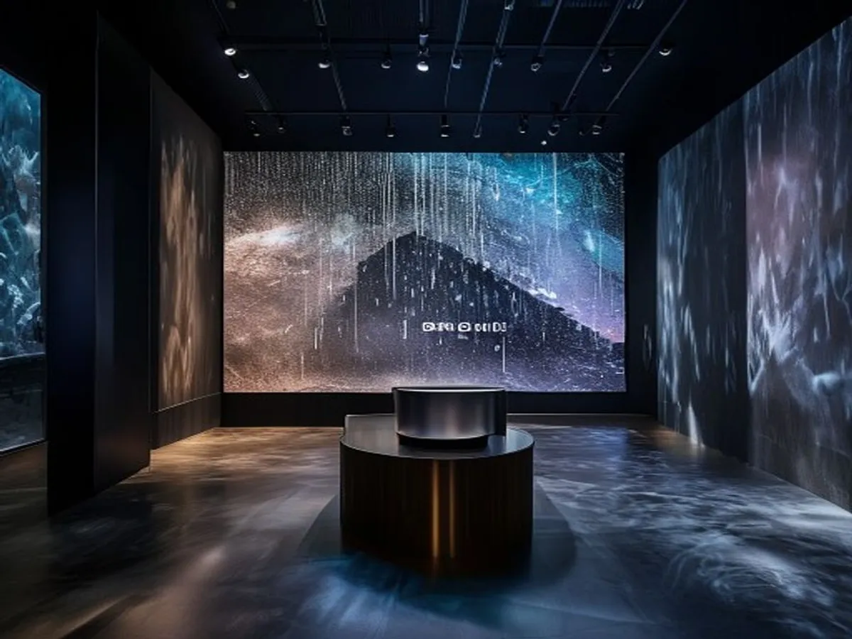 Sensor Rain — AI-generated artwork