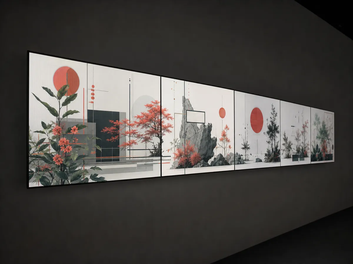 Keyframe Garden — AI-generated artwork