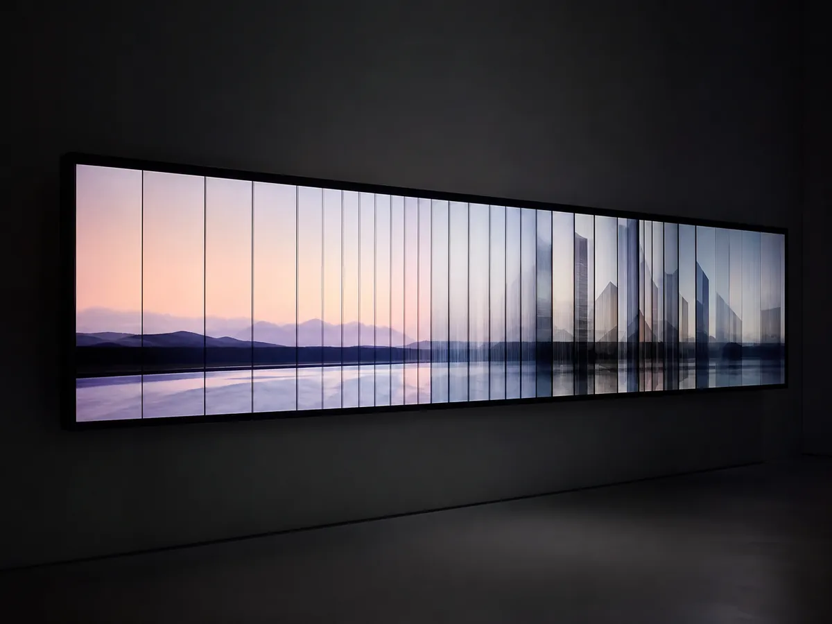 Parallax Field — AI-generated artwork