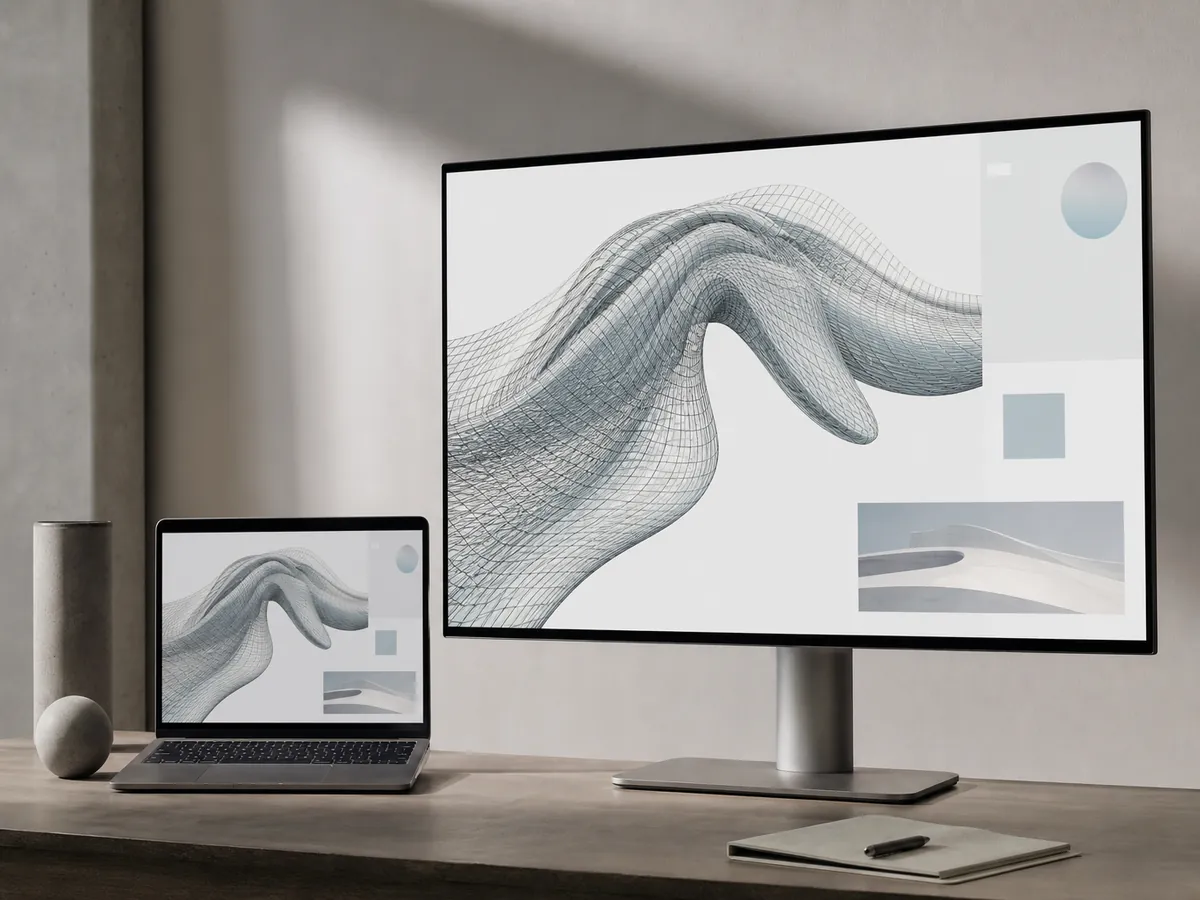 Tide Wireframe — AI-generated artwork