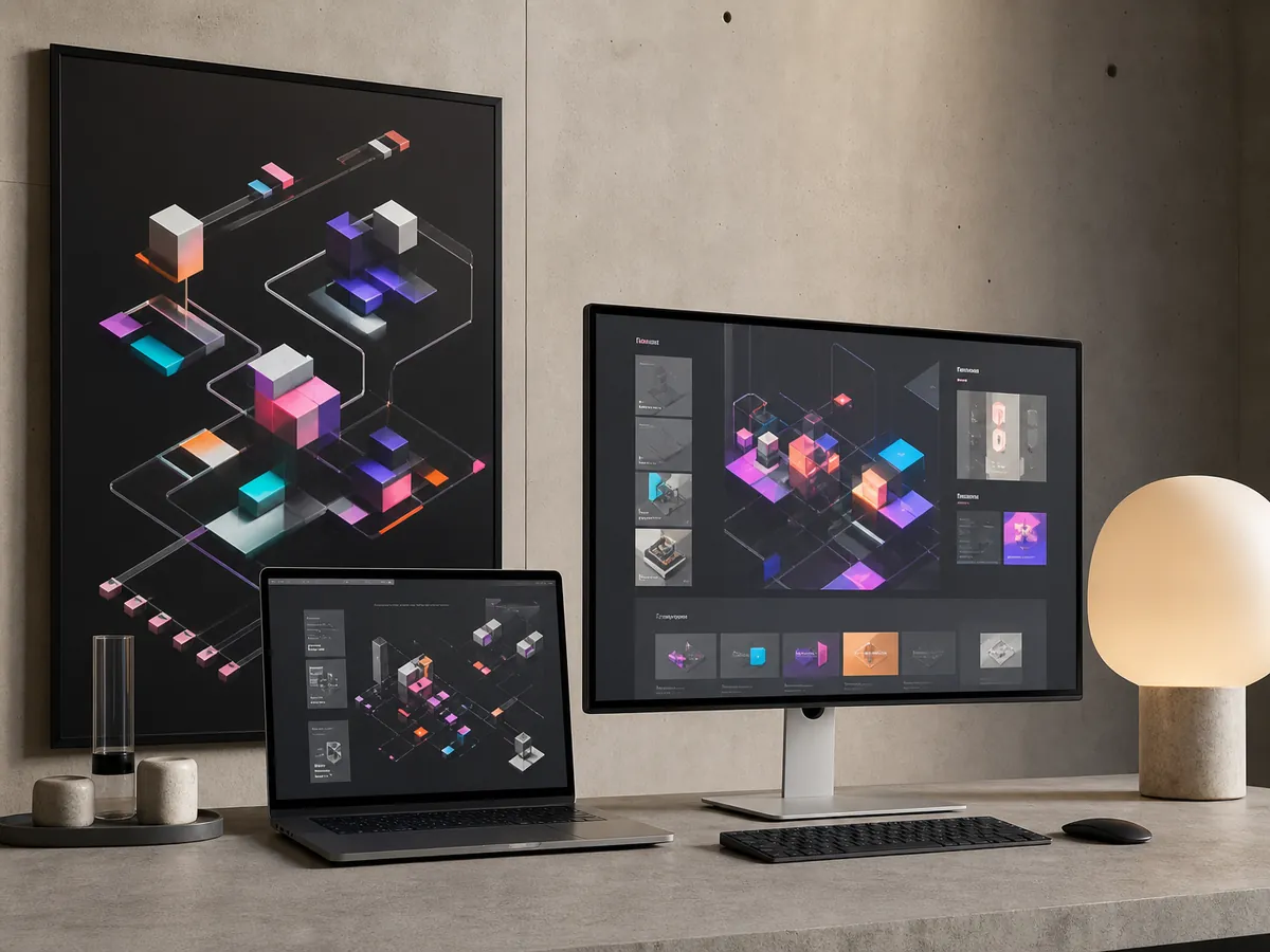 Neon Sitemap — AI-generated artwork
