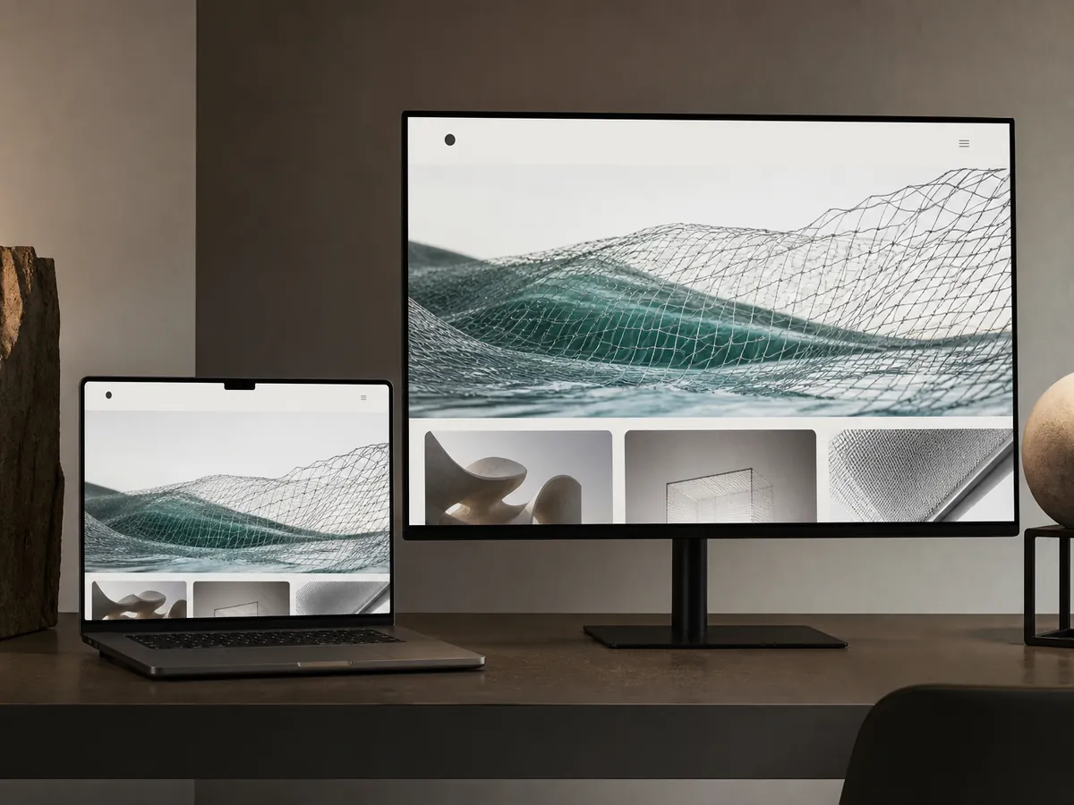 Tide Wireframe — AI-generated artwork