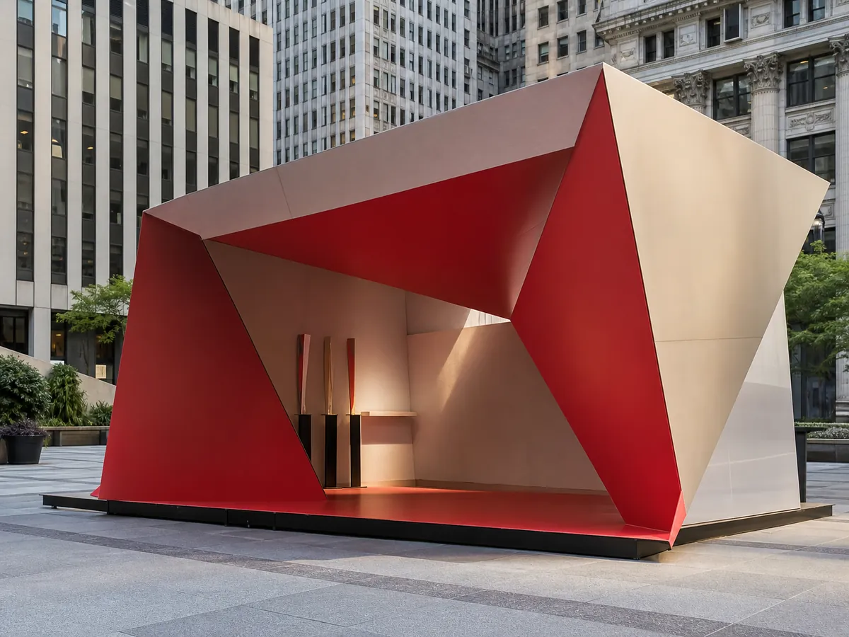 Origami Booth — AI-generated artwork