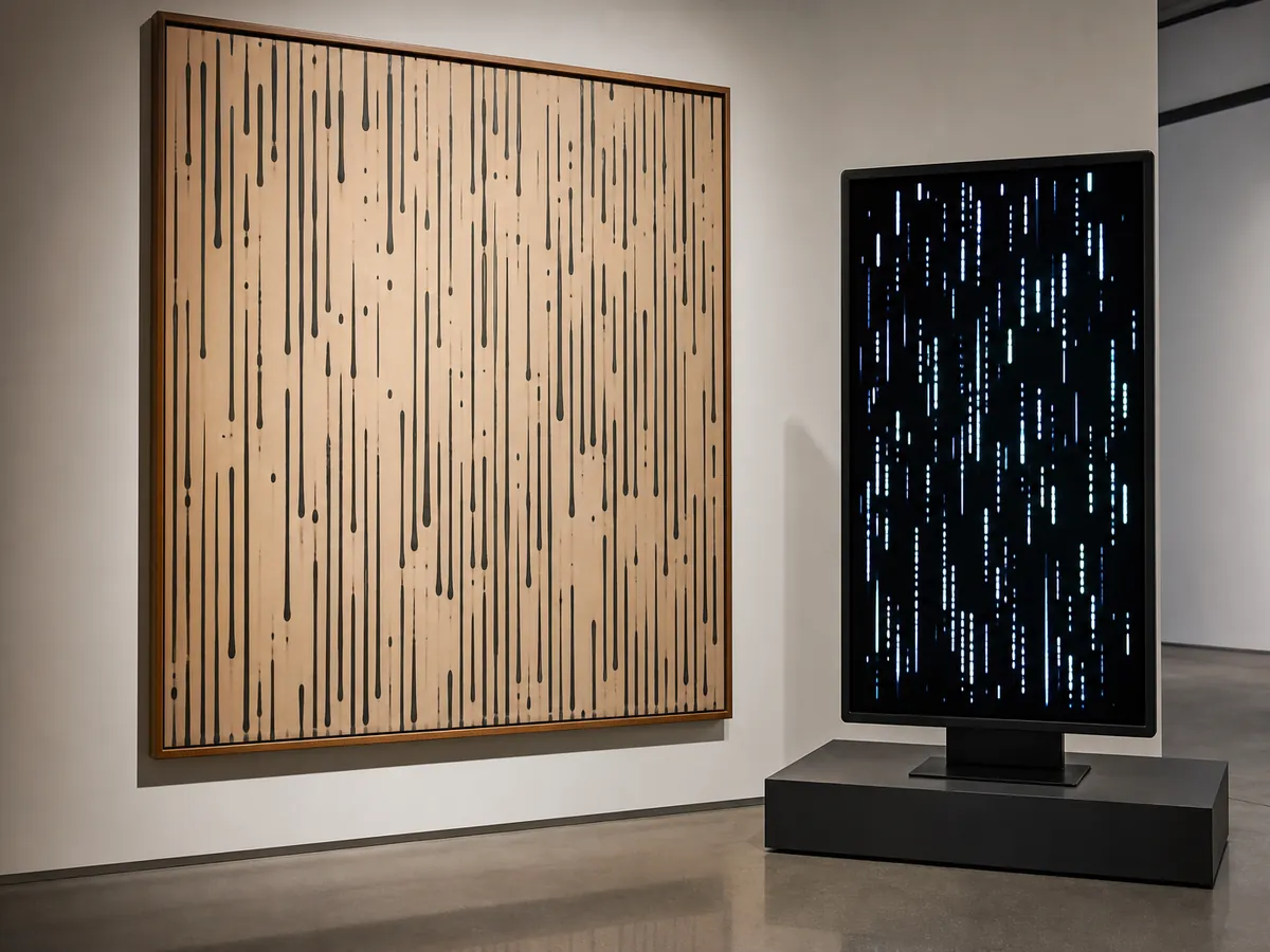 Pattern Rain — AI-generated artwork