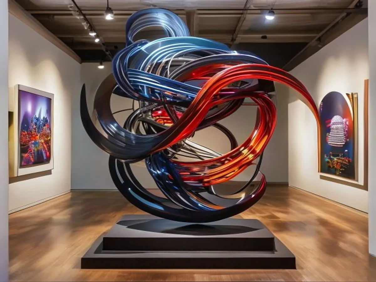 Spin Lattice — AI-generated artwork
