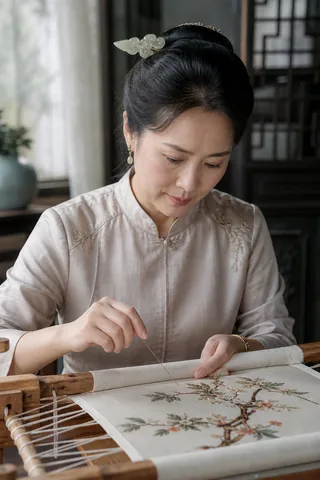 AI-generated virtual artist Lin Xiaomei