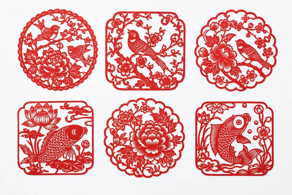 창화(窓花) — AI-generated artwork