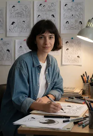 AI-generated virtual artist Noémie Carrel