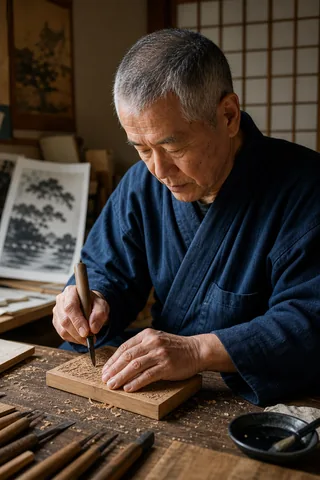 AI-generated virtual artist Takeshi Mori