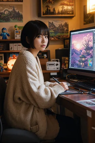 AI-generated virtual artist Hana Kobayashi