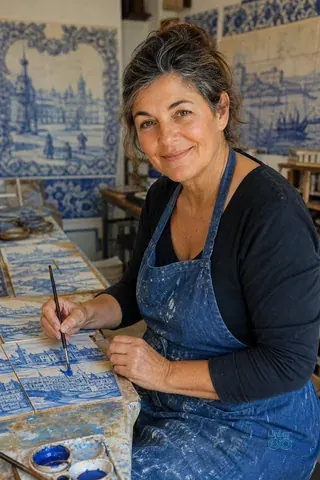 AI-generated virtual artist Beatriz Almeida