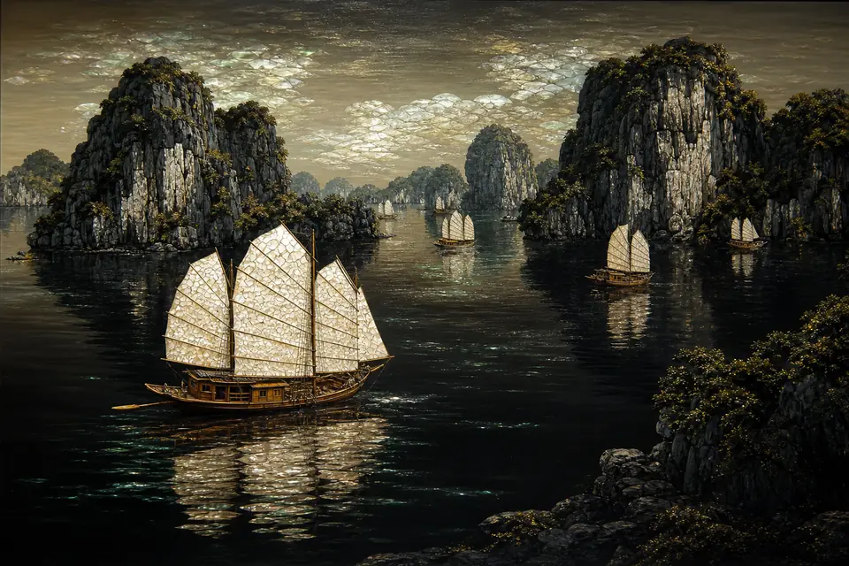 진주의 만 — AI-generated artwork