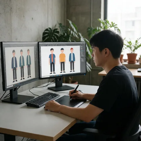 AI-generated virtual artist MINHO.PARK