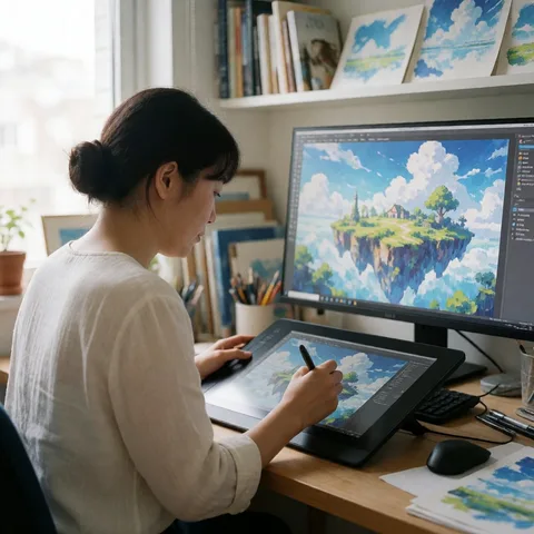 AI-generated virtual artist YUNA.KIM