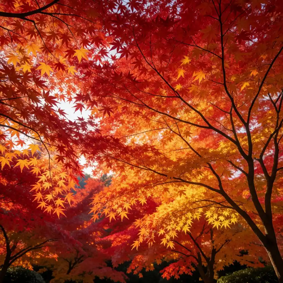 타오르는 캐노피 — AI-generated artwork
