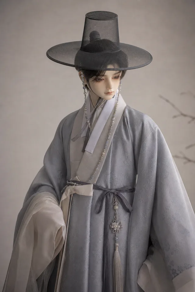 도포와 대님 — AI-generated artwork