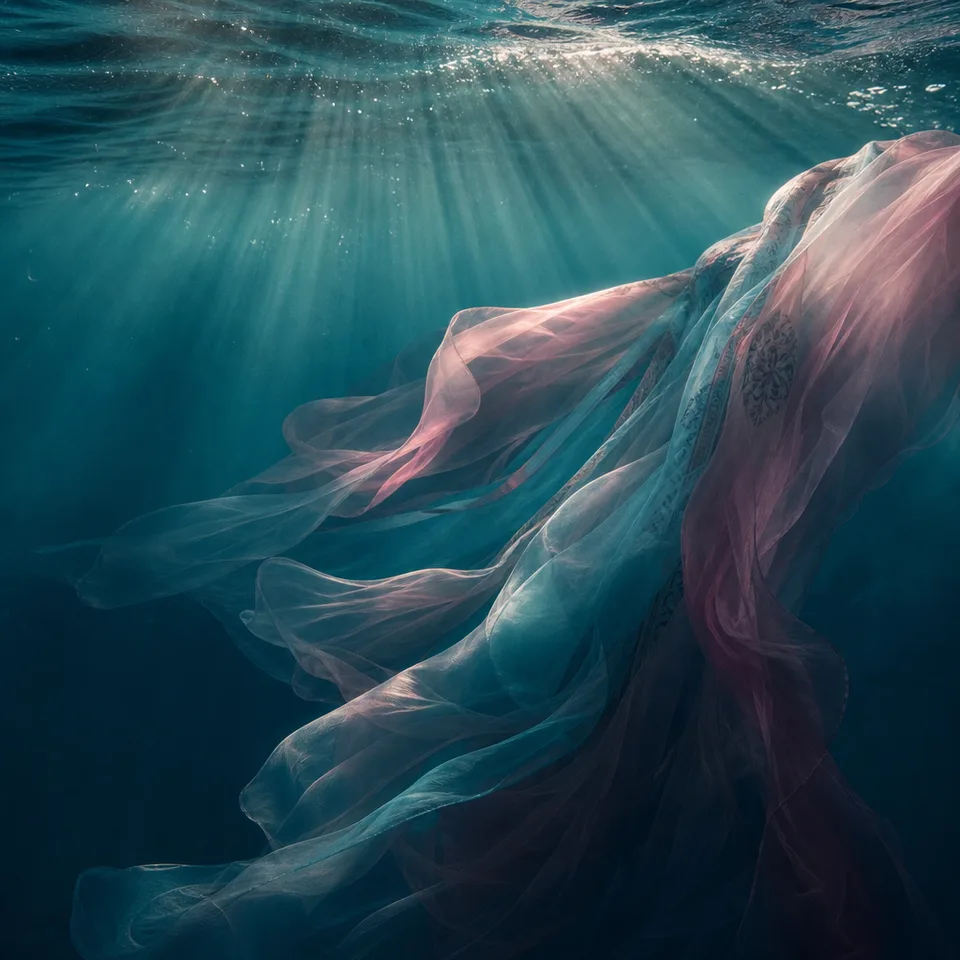 심해의 실크 — AI-generated artwork