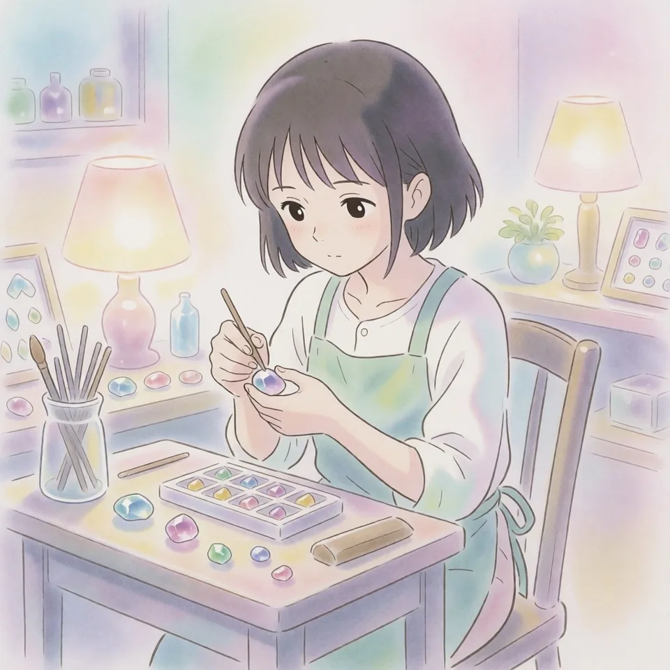 보석상의 오후 — AI-generated artwork