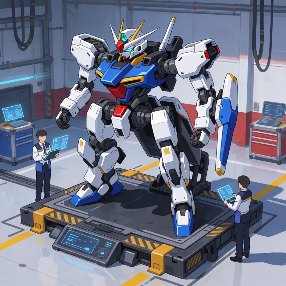 변형 관절 정비 — AI-generated artwork