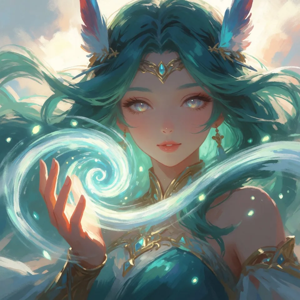 바람술사의 주문 — AI-generated artwork