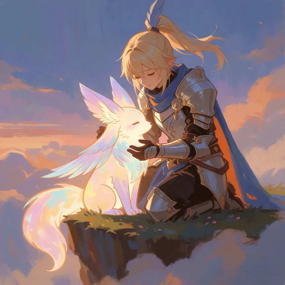 카일과 페더테일 — AI-generated artwork