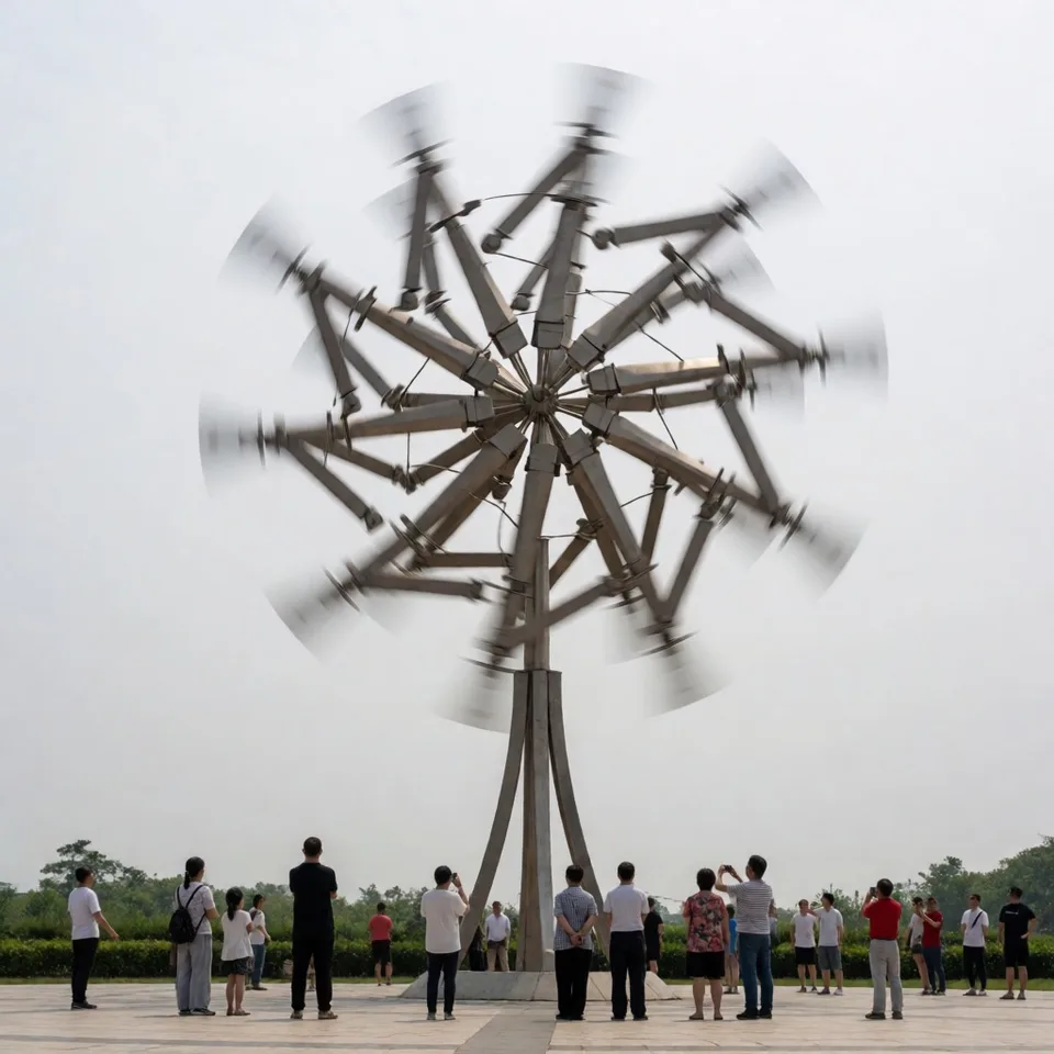 바람의 기계 — AI-generated artwork