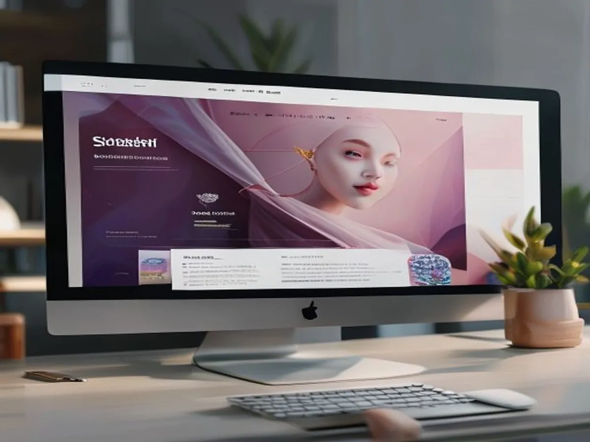 Soft Masthead — AI-generated artwork