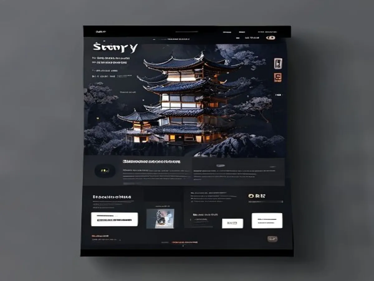 Story Landing — AI-generated artwork