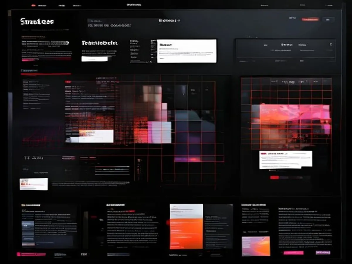 Stagger Grid — AI-generated artwork